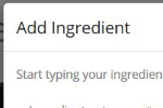 Easily Add Ingredients